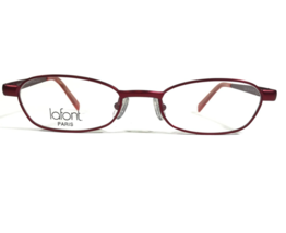 Jean Lafont ICONE 122 Eyeglasses Frames Red Rectangular Full Rim 47-19-137 - £97.74 GBP