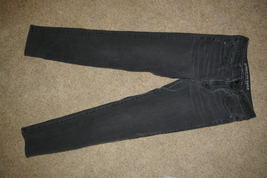 American Eagle Jeans Womens Size 6 Regular Slim Straight Black RN54485   - £16.49 GBP