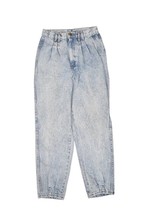 Vintage Chic Jeans Womens 11 Acid Wash Pleated High Waisted Retro USA Made 28x29 - £34.15 GBP