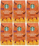 Starbucks Seasonal Pumpkin Spice Ground Coffee 11oz Limited Edition 6 Pack - $49.99