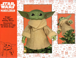 Star Wars The Mandalorian Grogu Christmas Tree Topper From Kurt S. Adler - New! - £28.71 GBP