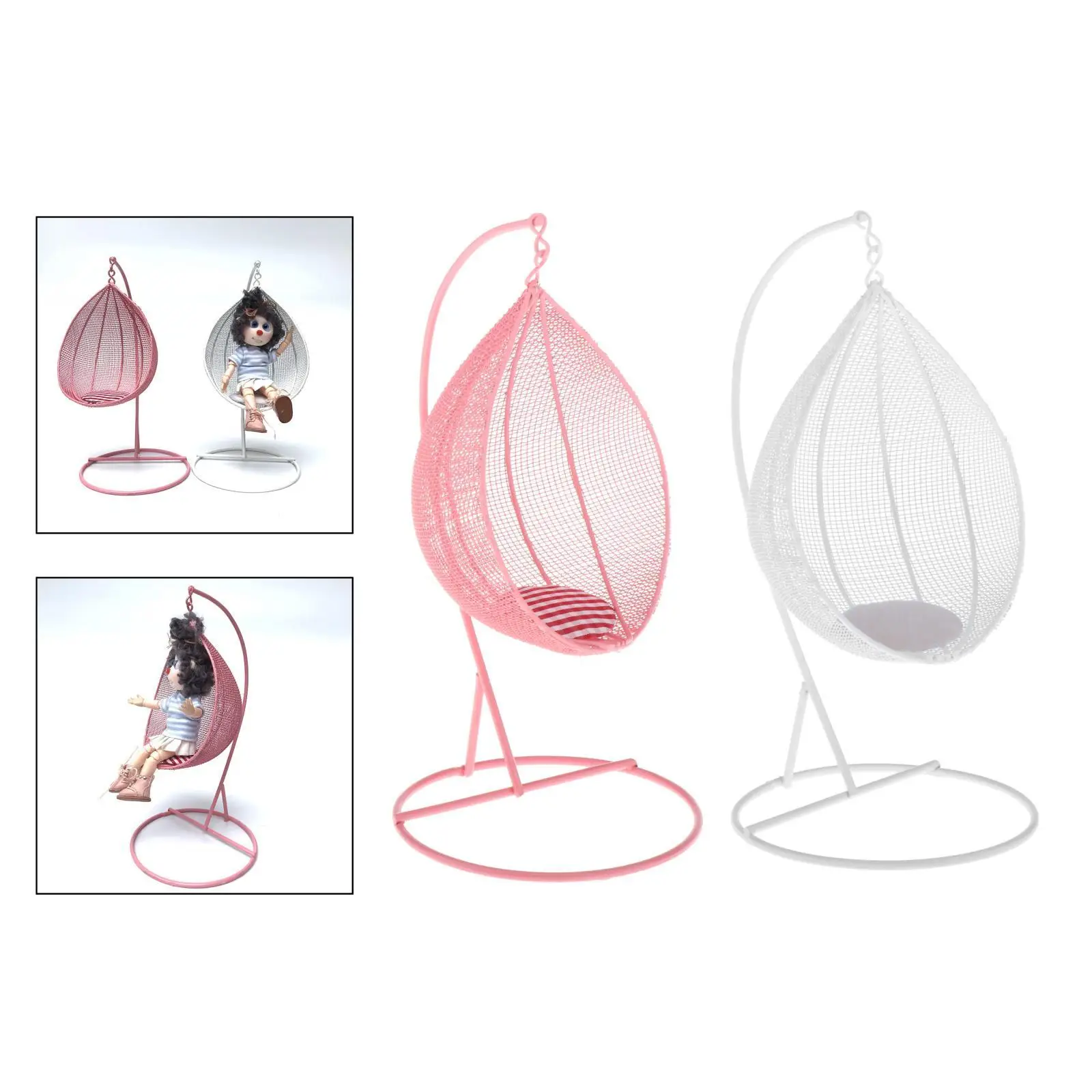 1/12  Swing  Tear Drop Hanging Hammock patio and garden Decoration Furniture for - £11.79 GBP