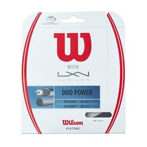 Wilson - WRZ949710 - Duo Power 16g Hybrid Tennis Racket String Luxilon ALU Power - £22.08 GBP