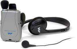 Williams Sound PKT D1 EH Pocketalker Ultra with Earbud and Headphone, 200 Hours - £139.94 GBP
