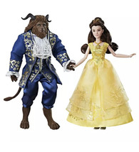 Disney Beauty And The Beast Live Action Dolls Grand Romance Belle Beast Set Nib - £103.33 GBP