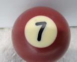 Miniature Pool Ball Small Billiards 1-1/2&quot; Pocket Size SINGLE 7 BALL BRO... - £5.12 GBP