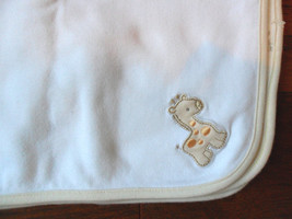First Impressions Giraffe Teddy Bear Duck Zoo Cream Security Baby Blanket - $38.17