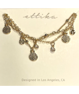 Ettika Layered Goldtone Necklace NEW - $228.79 MXN