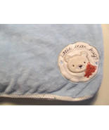 Healthtex Baby Blue &quot;Little Bear Hugs&quot; Soft Plush  Velour Baby Blanket S... - €24,91 EUR