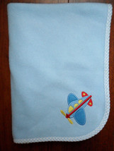 Koala Baby Blue Plane Baby Blanket  Security Lovey Blanket - £22.32 GBP