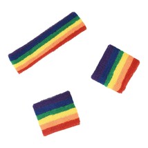 Rubies Costume Co. Rainbow 3PC Headband and Wristband Set - New - £6.88 GBP