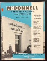 McDONNELL STEAM CONTROL DEVICES (1950&#39;s) 10-page illustrated catalog wit... - £7.73 GBP