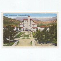 Vtg. Linen Broadmoor Hotel Colorado Springs Colorado CO Postcard UNP Fro... - £4.63 GBP