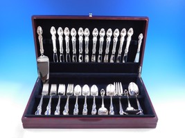 English Crown by Reed &amp; Barton Silverplate Flatware Set for 12 Service 8... - $985.05