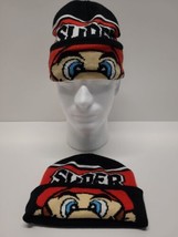 Super Mario Brothers 2018 Beanie Knit Cap by Nintendo- LOT OF 2 - £15.62 GBP