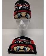Super Mario Brothers 2018 Beanie Knit Cap by Nintendo- LOT OF 2 - £16.01 GBP