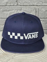 Vans Logo Trecker SB Snapback Hat Cap Blue One Size Adjustable  - £19.37 GBP