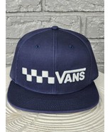 Vans Logo Trecker SB Snapback Hat Cap Blue One Size Adjustable  - £19.75 GBP