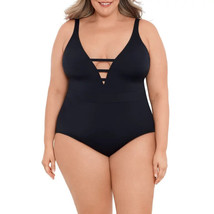 Time and Tru Women’s V Strappy Front One Piece Swimsuit Plus Size 3X (24... - £15.97 GBP