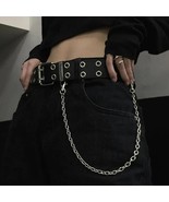 Mischief Punk Chain Belt | Gothic Black Buckle Belt - $46.61 CAD
