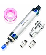 Tailonz Pneumatic 25Mm Bore 125Mm Stroke Air Cylinder Double Action With Y - $742.38 MXN