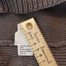 Calvin Klein Jeans WF31N34O Women's Gray Cotton Pullover Thermal Top Shirt Sz M image 8