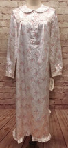 Fundamentals Womens Floral Nightgown Vintage Small NEW Sears Satin - £38.53 GBP