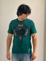 Men’s Fila Dk Green | Orange | Black Short Sleeve Tee Shirt NWT - $29.00