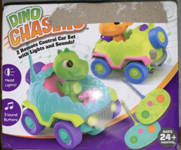 MindSprout Dino Chasers Set of 2 Remote Control Car for Toddler, Ages 2-5 - £19.26 GBP