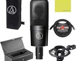 Audio Technica At4040 Cardioid Condenser Microphone Bundle W/Pig Hog Mic... - $611.99