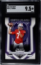 2023 Leaf Draft Football C.J. Stroud Blue QB Kings 90 NFL Houston Texans SGC 9.5 - $34.59