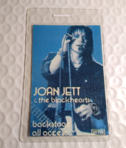 Joan Jett And The Blackhearts Vintage Backstage Pass Original Punk New Wave Rock - £15.18 GBP