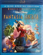 Fantasia / Fantasia 2000 (Four-Disc Blu-ray/DVD Combo) [Blu-ray] - £11.03 GBP