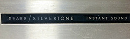 Silvertone Vintage Clock Radio - £31.44 GBP