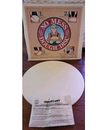 16&quot; Round NO MESS DOUGH DISC Pastry Board Pre-Owned Missing  Fitted Cloth - $444.39 MXN