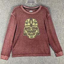 Star Wars Waffle Knit Shirt Men&#39;s XL Thermal Long Sleeve Darth Vader Cotton - $19.53 CAD