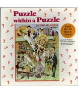 PUZZLE WITHIN A PUZZLE MOVIE MADNESS BY GIL EISNER 550+ PIECES 18X24 IN ... - $14.95