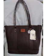 Genuine Leather Laptop Bag Extra Large Brown Handcrafted Work Carry Trav... - $501.21 CAD
