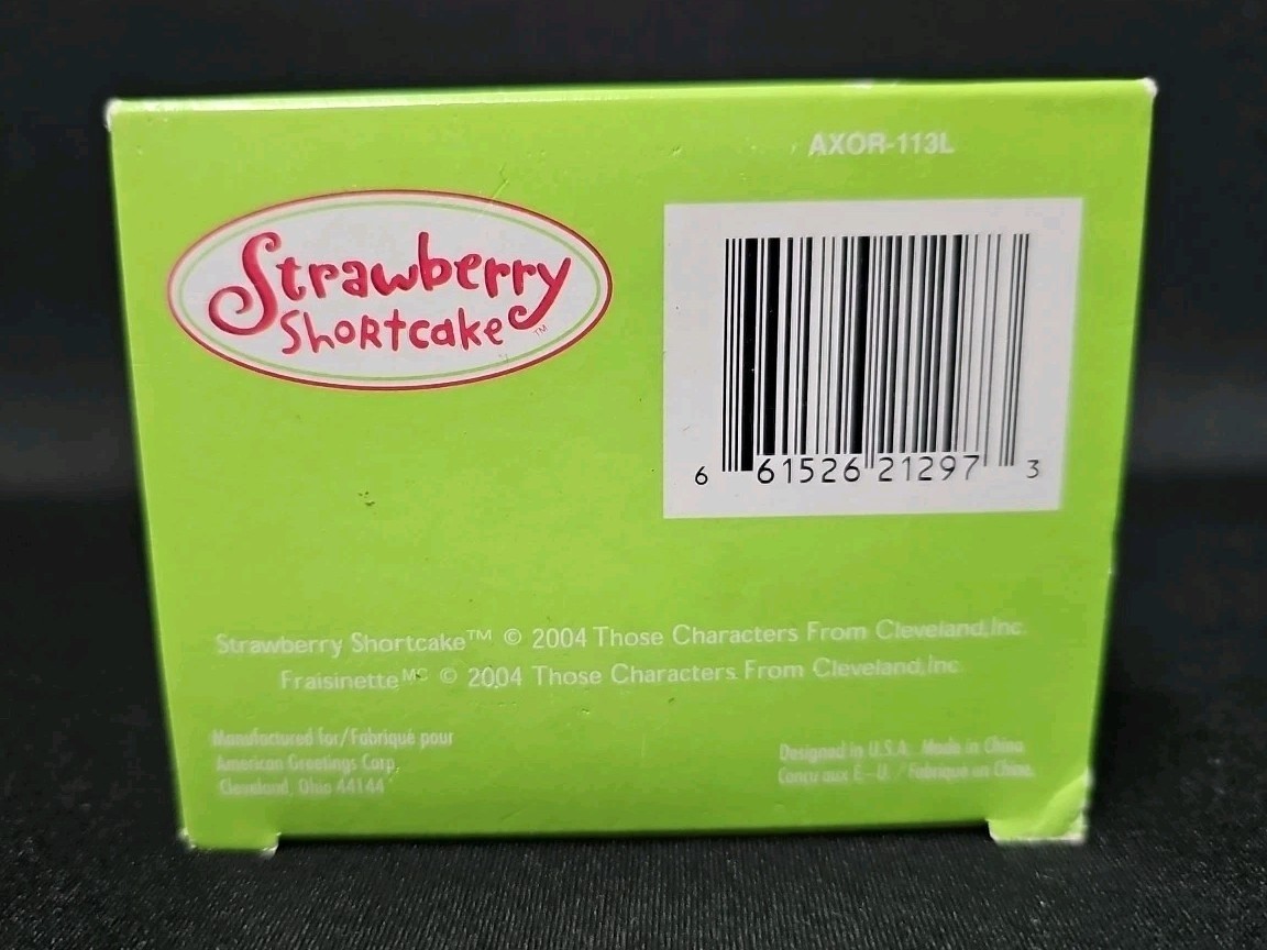 Strawberry Shortcake Ornament Pink Box 2004 American Greetings NIB Item image 6
