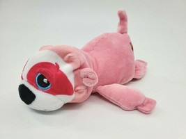 8&quot; Cutetitos  Pink White Sloth Beanbag Plush Lovey Security Toy B39 - £13.31 GBP