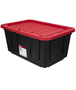Large Storage Bin, 27 Gallon Plastic Storage Container with Snap-On Lid - $448.22 MXN