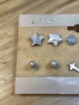NEW Vintage Earring Enchantment Set of 6 Pierced Stud Earrings KG JD - $9.90