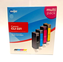 Meijer Remanufactured Ink Cartridge for Canon CLI-221 - BLACK &amp; COLOR (MULTI) - £11.09 GBP