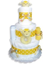 Giraffe Baby Shower Diaper Cake - £98.36 GBP