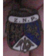 Nice Vintage Gold Tone Enameled Z. N. P. Lapel Pin, GDC, LOOKS OLDER - $112.71 MXN