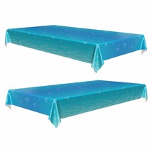 HOME &amp; HOOPLA Under Water Bubbles Paper Table Cover for Beach and Pool Parties,  - £12.00 GBP