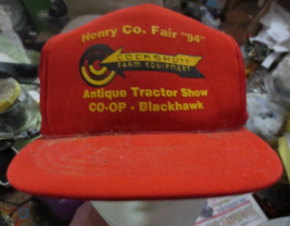 Vintage Henry County 1994 Antique Tractor Show Cockshut Cap Hat Snapback... - £9.00 GBP