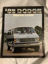 1985 Dodge Wagons &amp; Vans 8-page Original Dealer Sales Brochure Catalog - £4.83 GBP