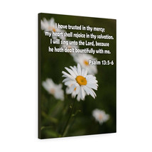   Rejoice in Thy Salvation Psalm 13:5-6 Bible Verse Canvas Chris - £68.54 GBP+