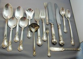 15 Pieces Gorham Sterling Chantilly Pattern Flatware Some 1895 Anchor Mark - $625.00